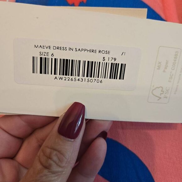 NWT Mister Zimi Maeve Dress Sapphire Blue Maxi  2 - Picture 6 of 12